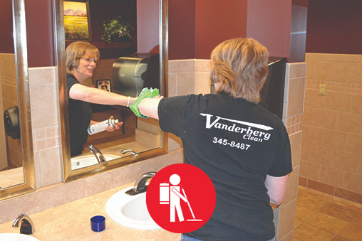 Vanderberg Clean provides janitorial services on a daily, weekly or monthly reoccurring schedule.